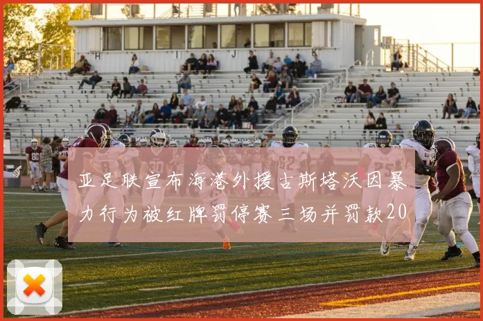 亚足联宣布海港外援古斯塔沃因暴力行为被红牌罚停赛三场并罚款2000美元